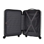 Skyline 22-Inch Gray Spinner Carry-On Luggage