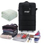 42" Extra Large Lightweight Travel Suitcase Trolley
