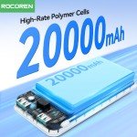 Rocoren 20000mAh Fast Charge Power Bank