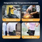 10000mAh Portable Waist Fan with LED Light