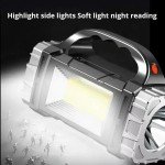 Powerful Waterproof LED Flashlight with Solar Charge