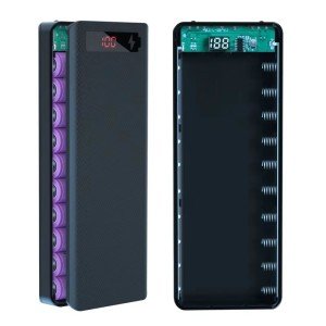 Portable Dual USB Power Bank Case for 18650 Batteries