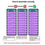 Portable Dual USB Power Bank Case for 18650 Batteries