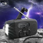 Solar Hand Crank Emergency Radio with Flashlight