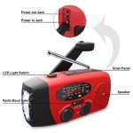 Solar Hand Crank Emergency Radio with Flashlight