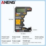 ANENG BT189 Universal LCD Battery Tester Tool