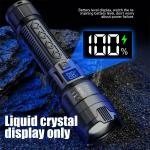 2000LM USB Rechargeable Tactical Flashlight for Outdoors