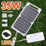 Portable 5V Solar Panel Charger for Outdoor Adventures