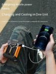Portable Belt Clip Fan and Power Bank Combo