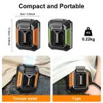 Portable Belt Clip Fan and Power Bank Combo