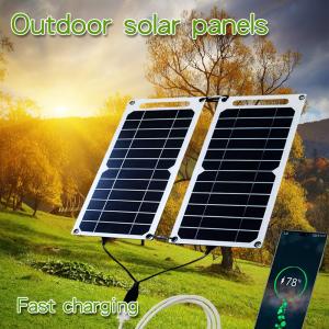 Portable Waterproof Solar Charger for Outdoor Adventures