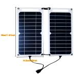 Portable Waterproof Solar Charger for Outdoor Adventures