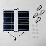 Portable Waterproof Solar Charger for Outdoor Adventures