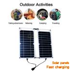Portable Waterproof Solar Charger for Outdoor Adventures