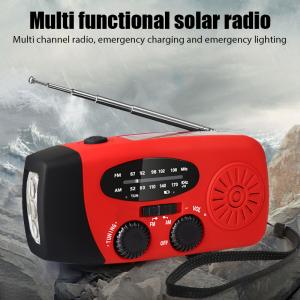 Portable Hand Crank Solar Radio & Flashlight
