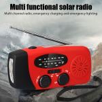 Portable Hand Crank Solar Radio & Flashlight