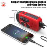 Portable Hand Crank Solar Radio & Flashlight