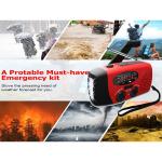 Portable Hand Crank Solar Radio & Flashlight