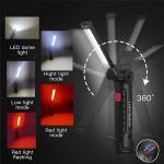 Dimmable USB Rechargeable LED Work Light Torch