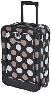 Rockland Expandable Softside Luggage Set - Black Dot