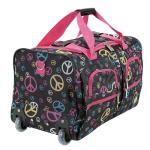 Rockland 22" Peace Rolling Duffel Bag
