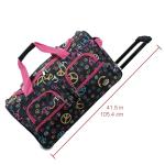 Rockland 22" Peace Rolling Duffel Bag