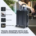 Lightweight Hard Shell Suitcase with TSA Lock