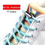No Tie Elastic Shoelaces with Metal Locks
