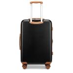 KONO Expandable Hard Shell Suitcase with Wheels