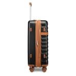 KONO Expandable Hard Shell Suitcase with Wheels