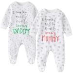 2-Pack Cotton Long Sleeve Newborn Rompers