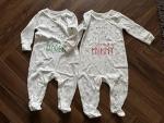 2-Pack Cotton Long Sleeve Newborn Rompers