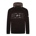 Horton Hoodie for Men - Black/Grey 80% Cotton