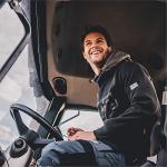 Horton Hoodie for Men - Black/Grey 80% Cotton