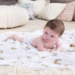 Large Muslin Swaddle Blankets for Newborns - 2 Pack