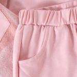 Toddler Girls Winter Outfit Set in Pink