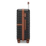 KONO Hard Shell 4-Wheel Travel Suitcase Set