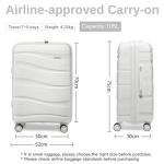 Kono 28-Inch Lightweight Hard Shell Suitcase