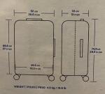Samsonite Amplitude Large Blue Hardside Suitcase