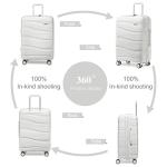 Kono 28-Inch Lightweight Hard Shell Suitcase