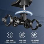 FLYMAX 24" Lightweight 4-Wheel Spinner Suitcase