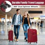 FLYMAX 32" Lightweight Expandable Red Suitcase