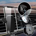 360° Car Phone Holder with Gravity Lock Adjustability