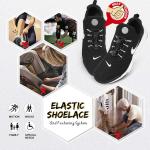 Elastic No Tie Shoelaces for Sneakers - Two Pack