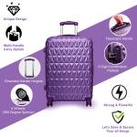 Hard Shell Travel Trolley with 4 Wheels