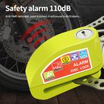 Motorcycle Disc Lock with Alarm System