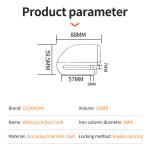 Motorcycle Disc Lock with Alarm System