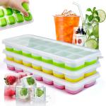 Silicone 14-Cube Ice Tray for Bars and Parties