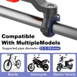 Motorcycle Phone Holder for Bikes and Scooters