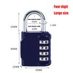 Anti-Theft Combination Padlock for Travel Luggage